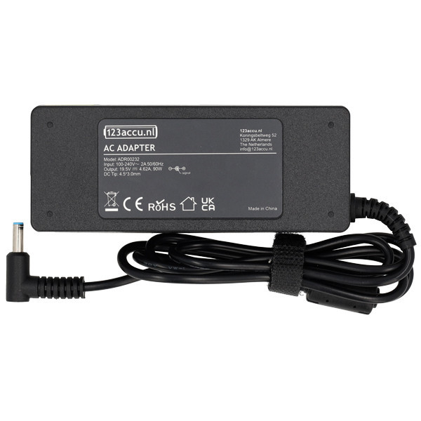 HP adapter 19,5V | 4,62A | 90W (varumärket 123ink) ADR00232 - 2