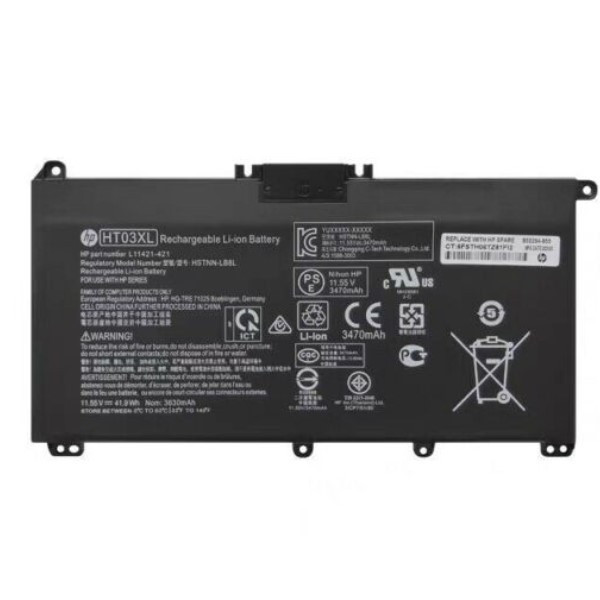 HP batteri 11,55V | 3470mAh | HT03XL | HSTNN-LB8M | L11119-855 (original) HSTNN-1B80 HSTNN-IB80 HSTNN-LB8M HT03041XL HT03XL AHP00637 - 1