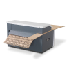 HSM ProfiPack C400 kartongåtervinnare bordsmodell [PALLFRAKT 39kg] 1528134 400955 - 5