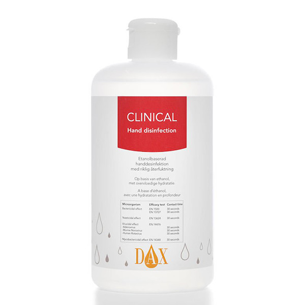 Handdesinfektion | Dax Clinical | 500ml 730-12 361090 - 1