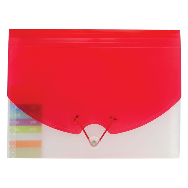 Hemarkiv A4 | Büngers | PP-plast | röd | 10-fack 360872 - 1