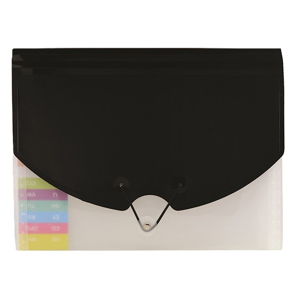 Hemarkiv A4 | Büngers | PP-plast | svart | 10-fack 421055 360869 - 1