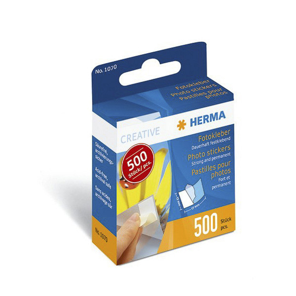 Herma 1070 Photo Stickers Dubbelhäftade | 500st 360167 - 1