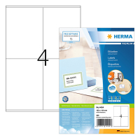 Adressetiketter A4 | 105 x 144mm | Herma Premium 4454 | vit | 400st 230550