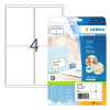Adressetiketter A4 | 99,1 x 139mm | Herma Premium 4503 | vit | 100st 230603 - 1