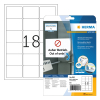 Avtagbara etiketter A4 | 63,5 x 46,6mm | Herma 4203 | vit | 450st 230645 - 1
