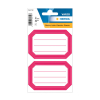 Boketiketter | 82 x 55mm | Herma 5712 | vit/röd linjerade | 12st 230935 - 1