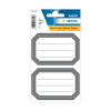 Boketiketter | 82 x 55mm | Herma 5719 | vit/grå linjerade | 12st 230933 - 1