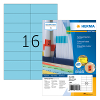 Herma Etiketter | 105 x 37mm | blå |  Herma 4258 | 1.600st 4258 230461