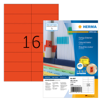 Herma Etiketter | 105 x 37mm | röd |  Herma 4257 | 1.600st 4257 230460