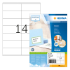 Etiketter | 105 x 41mm | Herma Premium 4475 | 1.400st 230506 - 1