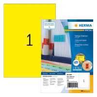 Herma Etiketter | 210 x 297mm | gul | Herma 4401 | 100st 4401 230485