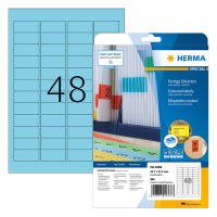 Herma Etiketter | 45,7 x 21,2mm | blå | Herma 4368 | 960st 4368 230478
