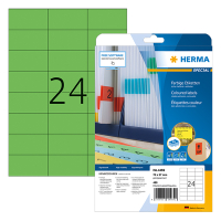 Herma Etiketter | 70 x 37mm | grön | Herma 4469 | 480st 4469 230503