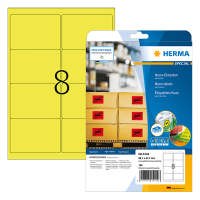 Etiketter | 99,1 x 67,7mm | neongul | Herma 5144 | 160st 230528