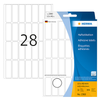 Herma Etiketter 13 x 40mm | Herma 2360 | vit | 896st 2360 230430