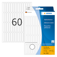 Herma Etiketter 5 x 35mm | Herma 2300 | vit | 1.920st 2300 230426