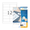 Etiketter Inkjet A4 | 97 x 42,3mm | Herma 10781 | vit | 960st 230826 - 1