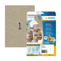 Etiketter av silphium papper A4 | 210 x 297mm | Herma 10758 | naturbrun | 20st 230844
