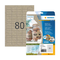 Etiketter av silphium papper A4 | 35,6 x 16,9mm | Herma 10751 | naturbrun | 1.600st 230846
