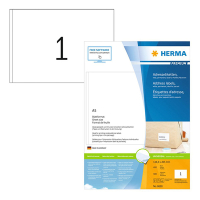 Herma Etiketter permanent självhäftande | 205 x 148,5mm | Herma Premium 8690 | vit | 400st 8690 230415