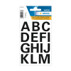 Klistermärken bokstäver A-Z | 25mm | Herma 4167 | svart | 30st 230960 - 1