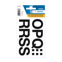 Klistermärken bokstäver O-Z | 33mm | Herma 4188 | svart | 22st 230967