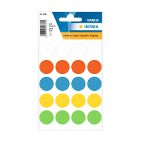 Herma Markeringspunkter 19mm Ø blandade färger | Herma 1881 | 100st 1881 230973