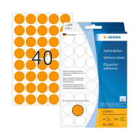 Herma Markeringspunkter 19mm Ø fluororange | Herma 2254 | 960st 2254 230922