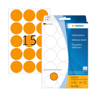 Herma Markeringspunkter 32mm Ø fluororange | Herma 2274 | 360st 2274 230924