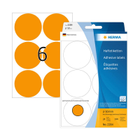 Herma Markeringspunkter 50mm Ø fluororange | Herma 2284 | 144st 2284 230926