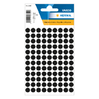 Herma Markeringspunkter 8mm Ø | svart | Herma 1849 | 540st 1849 230422