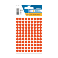 Herma Markeringspunkter 8mm Ø fluorröd | Herma 1846 | 540st 1846 231016