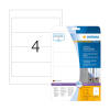 Pärmetiketter avtagbara A4 | 59 x 192mm | Herma 10160 | vit | 100st 230871 - 1