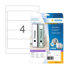 Pärmetiketter permanenta A4 | 59 x 192mm | Herma 5123 | vit | 100st 230877 - 1