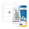 Pärmetiketter permanenta A4 | 61 x 192mm | Herma 8621 | vit | 40st 230874 - 1