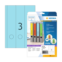 Pärmetiketter permanenta A4 | 61 x 297mm | Herma 5138 | blå | 60st 230875