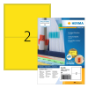 Permanenta etiketter A4 | 199,6 x 143,5mm | Herma 4565 | gul | 200st 230783 - 1