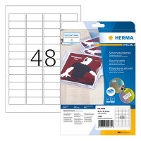 Herma Plomberingsetiketter | 45,7 x 21,2mm | Herma 4232 | 1.200st 4232 230452