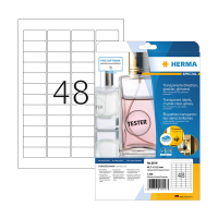 Transparenta etiketter A4 | 45,7 x 21,2mm | Herma 8016 | 1200st 230859