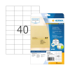 Transparenta folieetiketter A4 | 52,5 x 29,7mm | Herma 4684 | matt | 1.000st 230909 - 1