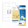 Transparenta folieetiketter A4 | 97 x 42,3mm | Herma 4682 | matt | 300st