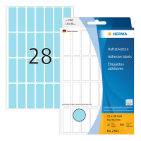 Universaletiketter | 13 x 40mm | Herma 2363 | blå | 896st 230667