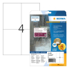 Väderbeständiga folieetiketter A4 | 105 x 148mm | Herma 4583 | vit | 40st 230747 - 1