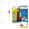 Väderbeständiga folieetiketter A4 | 105 x 148mm | Herma 4599 | 160st 230742 - 1