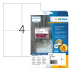 Väderbeständiga folieetiketter A4 | 105 x 148mm | Herma 4697 | vit | 100st 230751 - 1