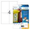 Väderbeständiga folieetiketter A4 | 105 x 148mm | Herma 4698 | vit | 40st 230761 - 1