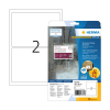 Väderbeständiga folieetiketter A4 | 190 x 135mm | Herma 8033 | gul | 50st 230900 - 1