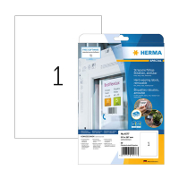 Väderbeständiga folieetiketter A4 | 210 x 297mm | Herma 4577 | vit | 20st 230853
