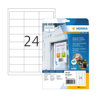 Väderbeständiga folieetiketter A4 | 66 x 33,8mm | Herma 4573 | vit | 480st 230854